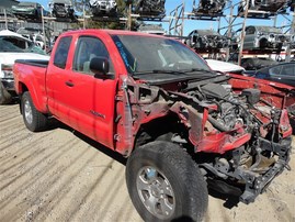 2006 Toyota Tacoma Red Extended Cab 2.7L MT 2WD #Z22974